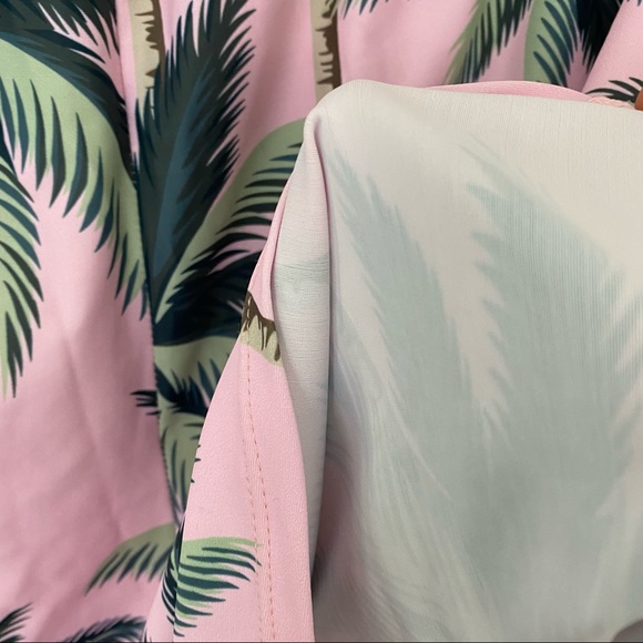 Palm tree cozy soft shorts Men size 2XL - Picture 4 of 8